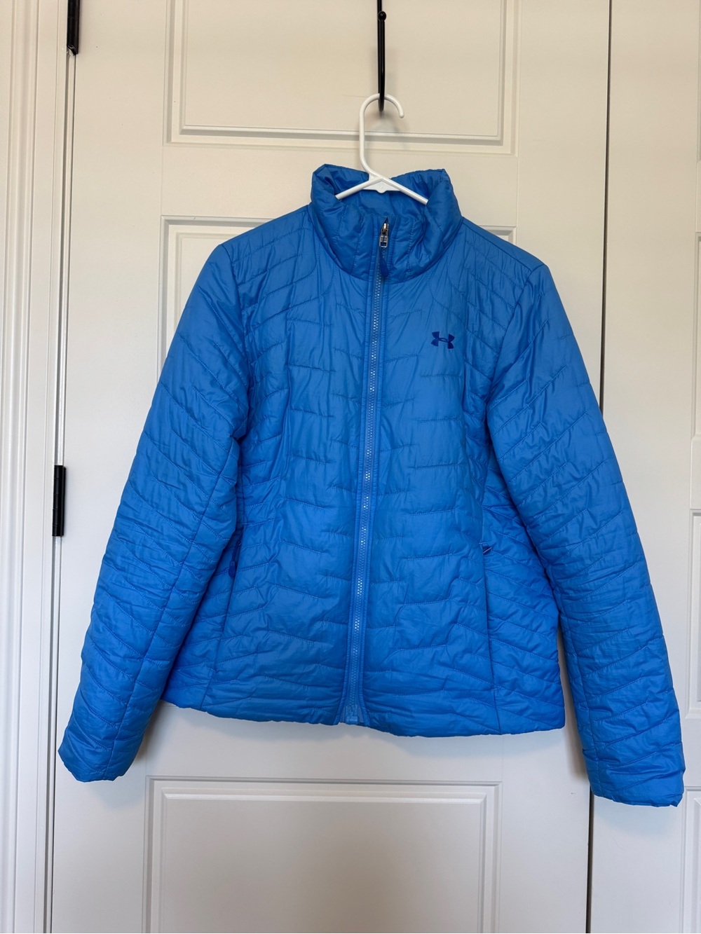 Under Armour Cold Gear Blue Quilted Puffer Jacket